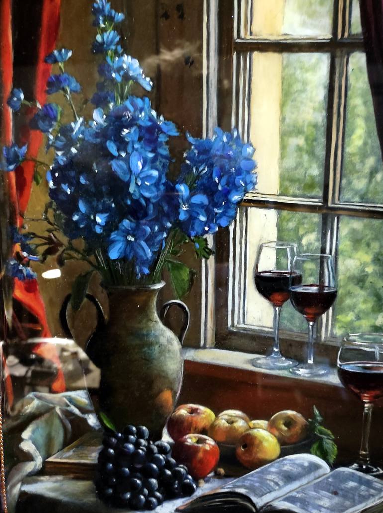 Original Realism Still Life Painting by Serhiy Berezin