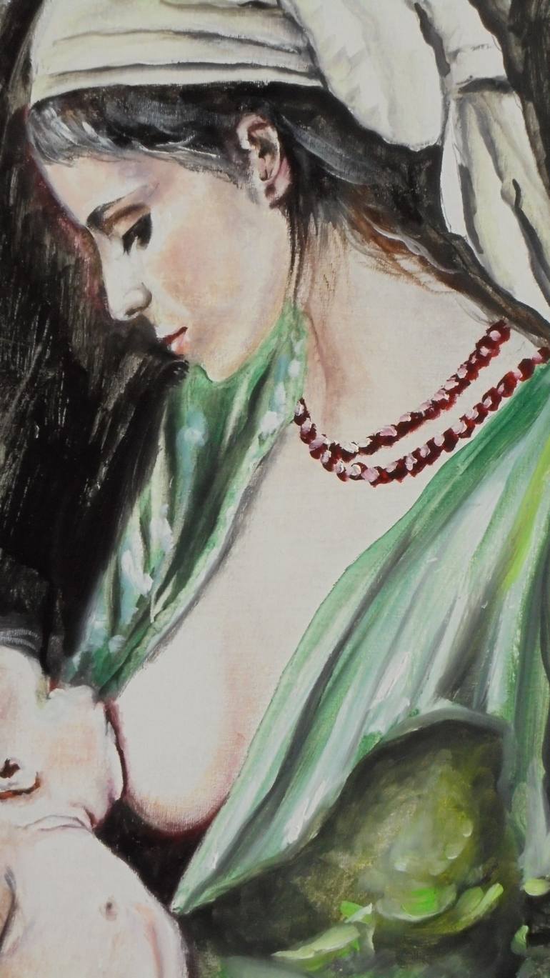 Original Impressionism Body Painting by Serhiy Berezin