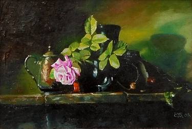 Print of Still Life Paintings by SERHIY BEREZIN