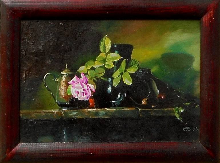 Original Realism Still Life Painting by Serhiy Berezin