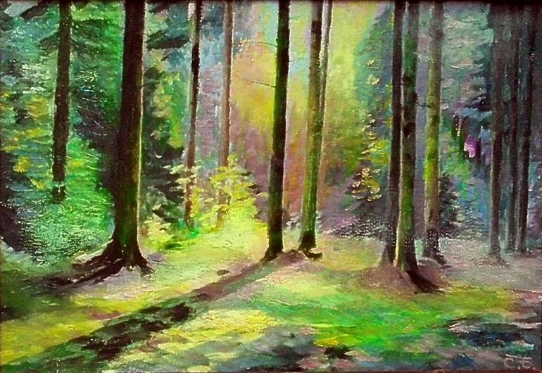 Print of Impressionism Landscape Paintings by Serhiy Berezin