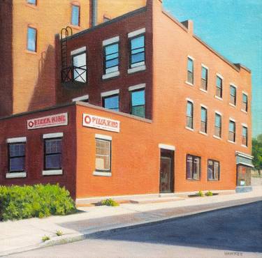 Original Architecture Paintings by Kenneth Hawkey