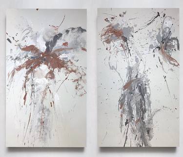 Original Abstract Paintings by Rosi Roys