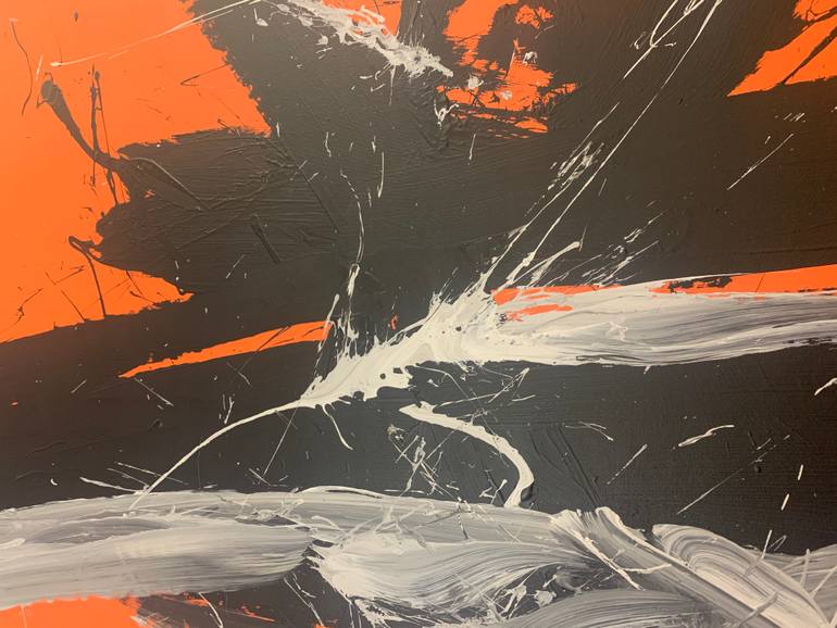 Original Abstract Expressionism Abstract Painting by Rosi Roys