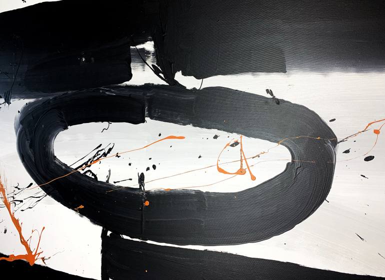 Original Abstract Expressionism Abstract Painting by Rosi Roys