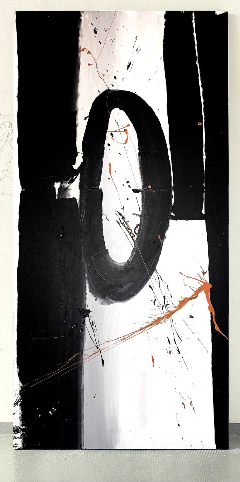 Original Abstract Expressionism Abstract Painting by Rosi Roys