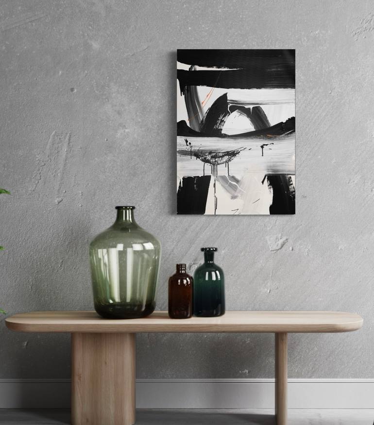 Original Abstract Expressionism Abstract Painting by Rosi Roys