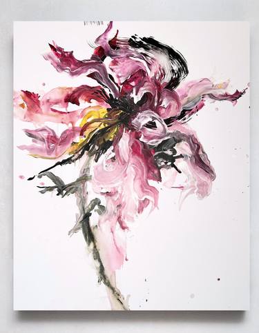 Print of Abstract Floral Paintings by Rosi Roys