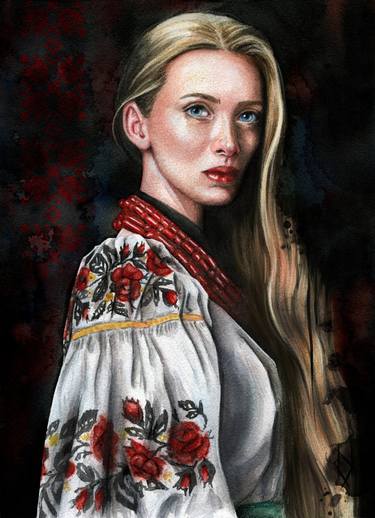 Print of Figurative Portrait Paintings by Nata Vedana