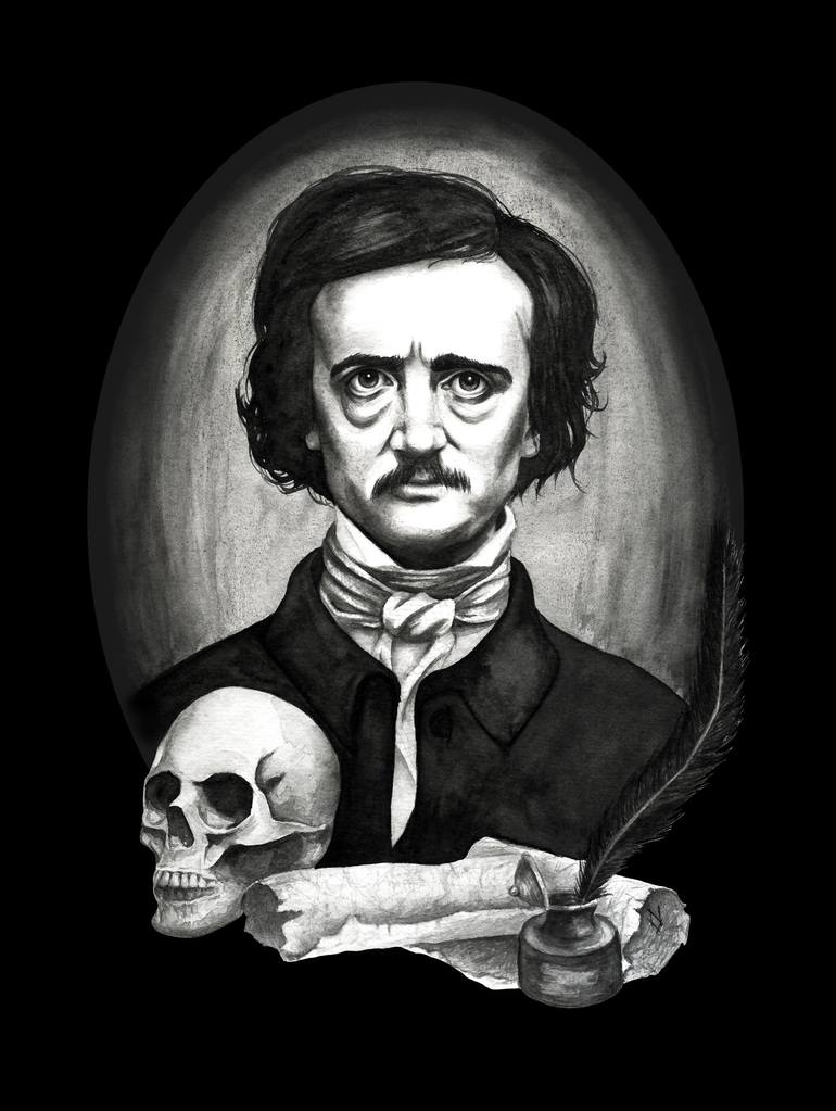 Edgar Allan Poe Art Vintage Retro Edgar Allen Poe Dark Academia Edgar Allan Poe Art Vintage Retro Edgar Allen Poe Dark Academia