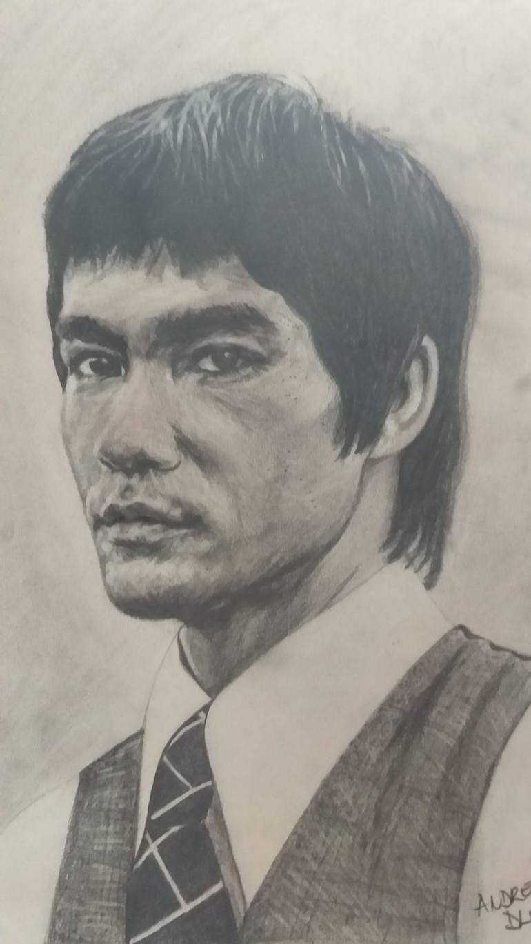 bruce lee drawing photos