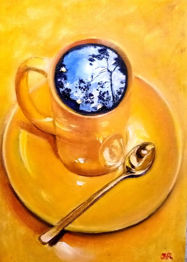 Original Fine Art Food & Drink Painting by Irina Shulzhenko