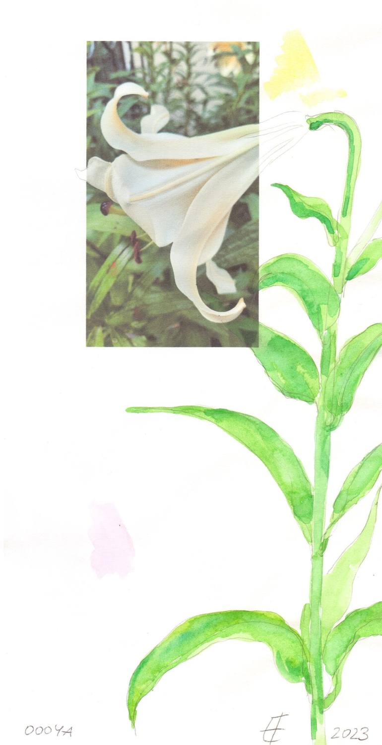Original Conceptual Floral Painting by Ekaterina Evsikova