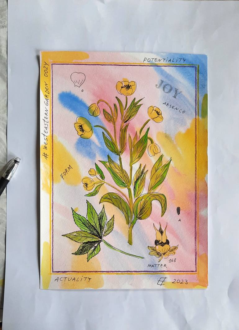 Original Conceptual Nature Painting by Ekaterina Evsikova