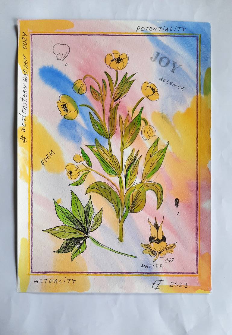 Original Conceptual Nature Painting by Ekaterina Evsikova