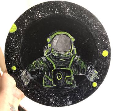 Original Outer Space Painting by Sabrina Orban