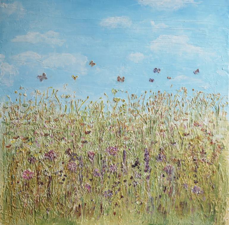 In the Meadow Painting by Carolyn Miller | Saatchi Art