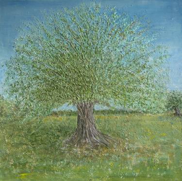 Original Impressionism Tree Paintings by Carolyn Miller