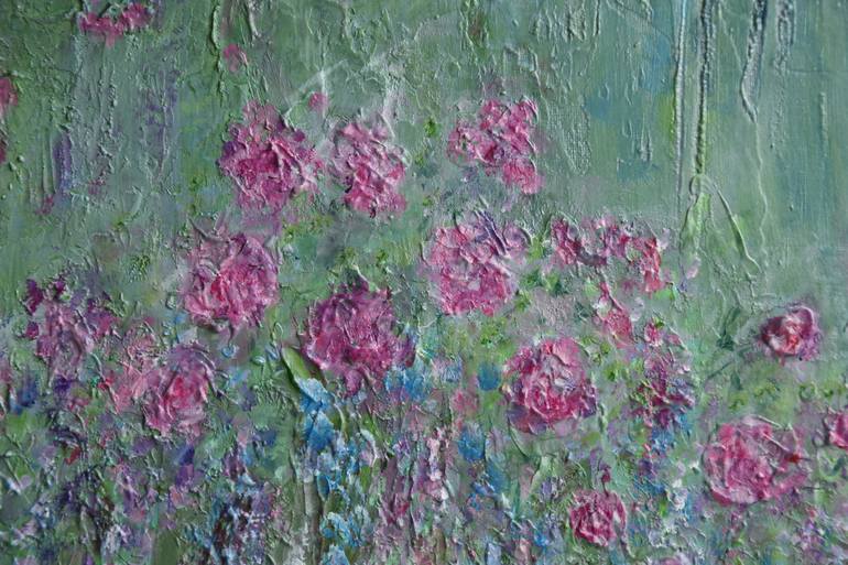 Original Impressionism Floral Painting by Carolyn Miller