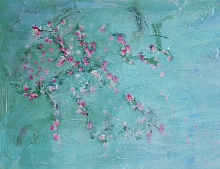 Original Impressionism Floral Painting by Carolyn Miller