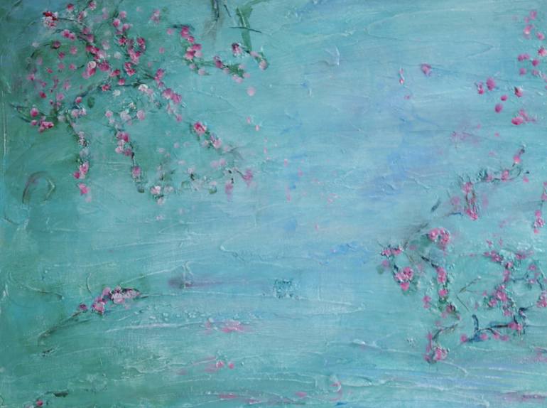 Original Impressionism Floral Painting by Carolyn Miller