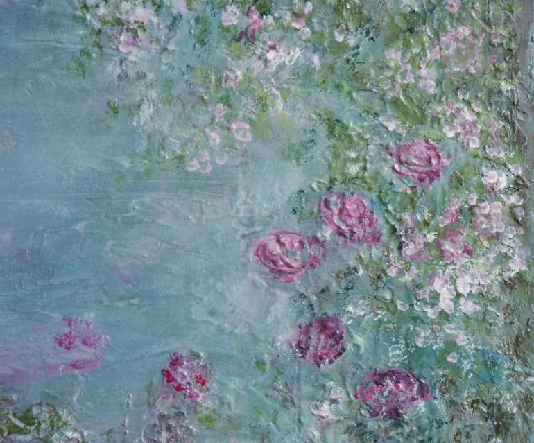 Original Impressionism Floral Painting by Carolyn Miller