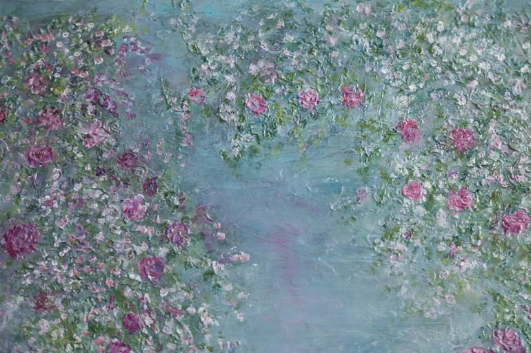 Original Impressionism Floral Painting by Carolyn Miller