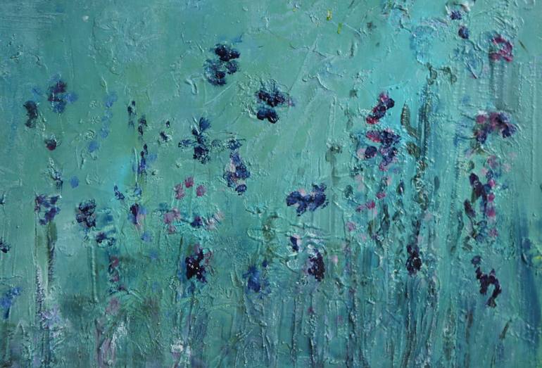 Original Impressionism Floral Painting by Carolyn Miller