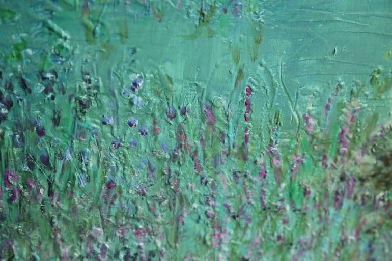 Original Abstract Expressionism Floral Painting by Carolyn Miller