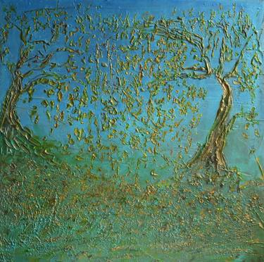 Original Impressionism Tree Paintings by Carolyn Miller