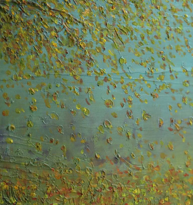 Original Impressionism Seasons Painting by Carolyn Miller