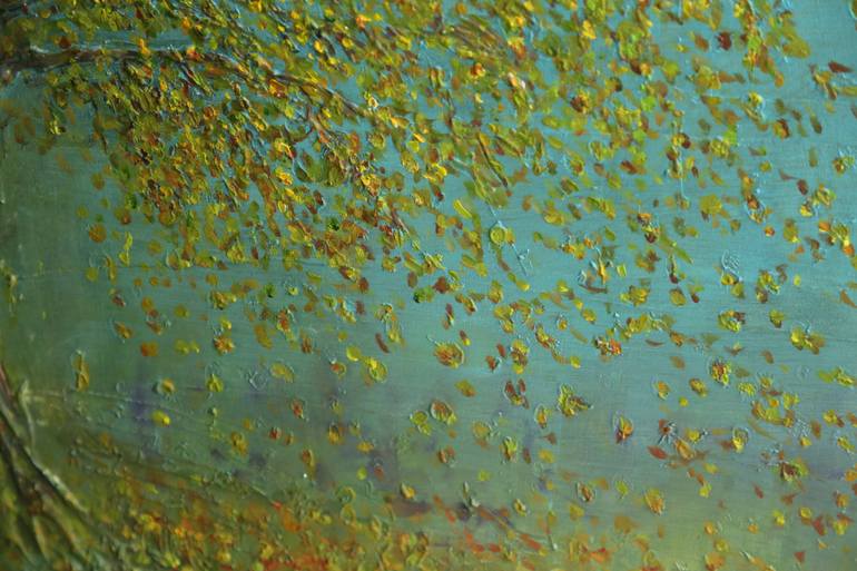 Original Impressionism Seasons Painting by Carolyn Miller