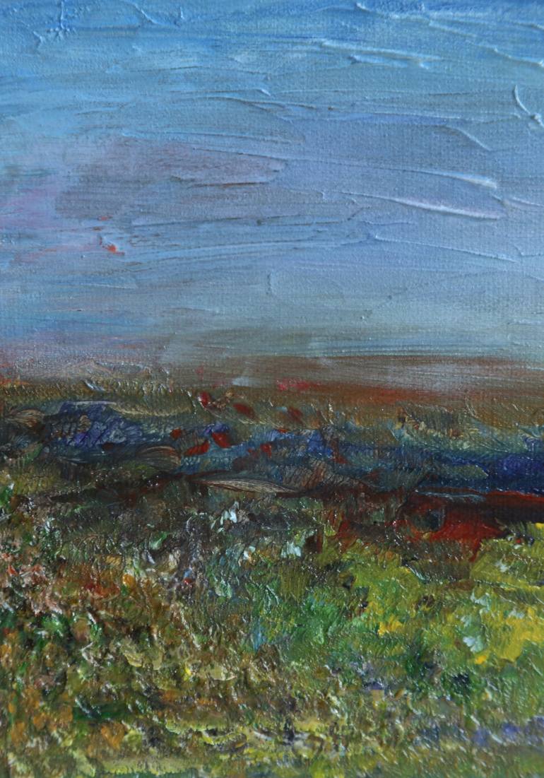 Original Expressionism Landscape Painting by Carolyn Miller