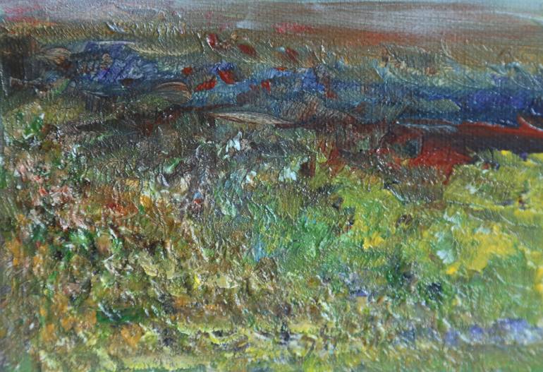 Original Expressionism Landscape Painting by Carolyn Miller