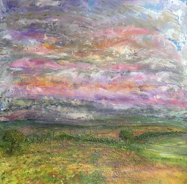 Original Expressionism Landscape Paintings by Carolyn Miller