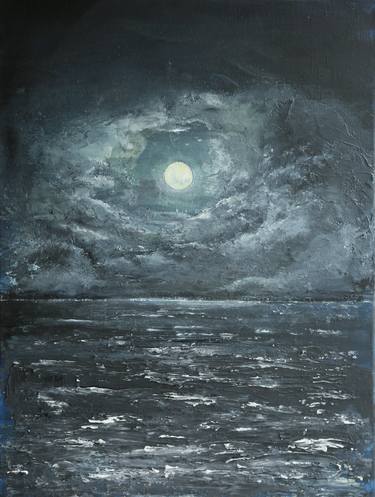 Original Expressionism Seascape Paintings by Carolyn Miller