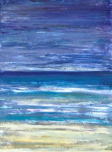 Original Abstract Beach Paintings by Carolyn Miller
