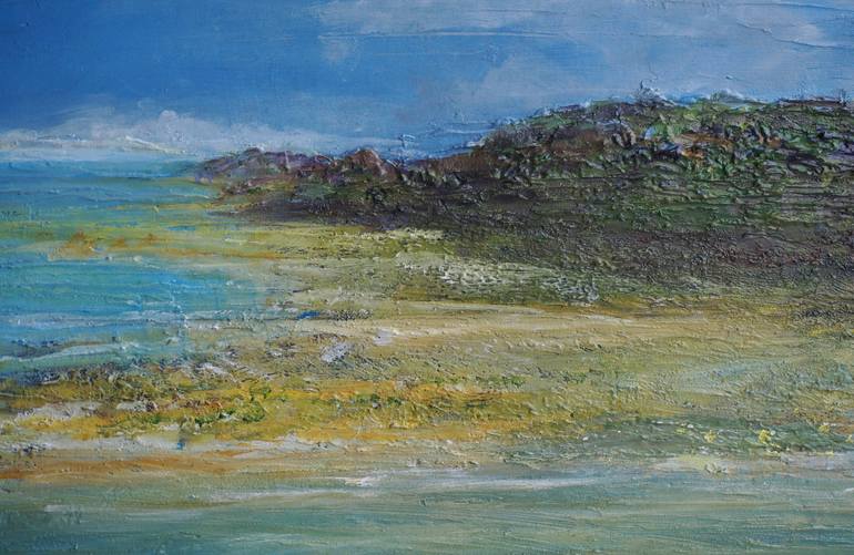 Original Beach Painting by Carolyn Miller