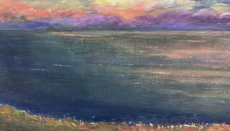 Original Abstract Seascape Painting by Carolyn Miller