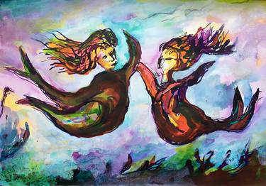 Print of Figurative Fantasy Paintings by Miriam Kirsten Glad