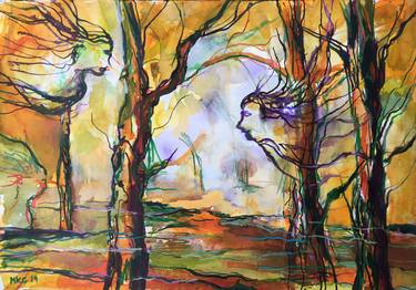 Print of Figurative Nature Paintings by Miriam Kirsten Glad