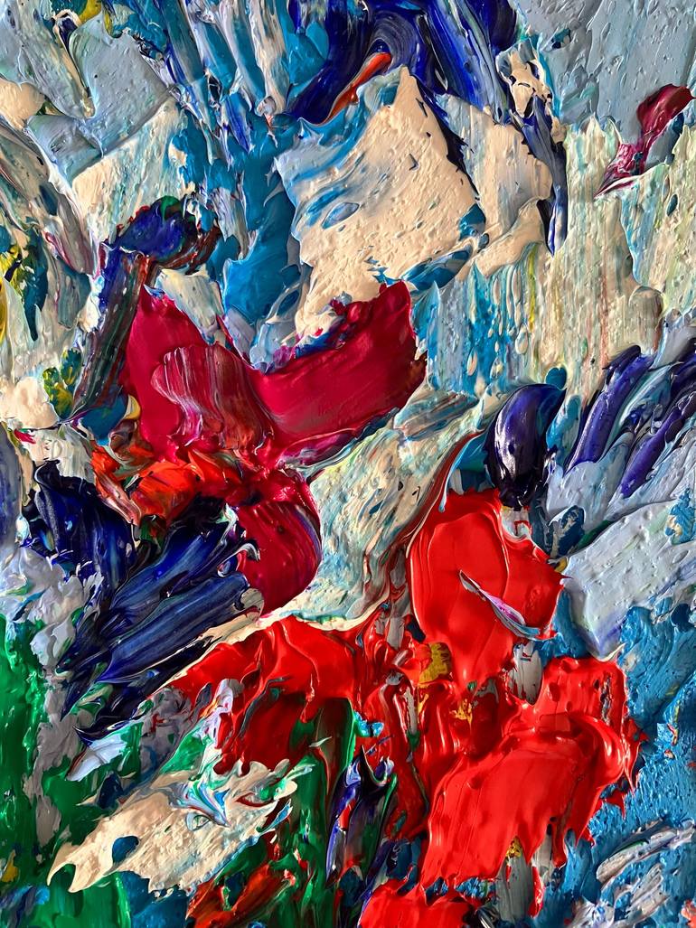 Original Abstract Expressionism Abstract Painting by Betul Yuksel