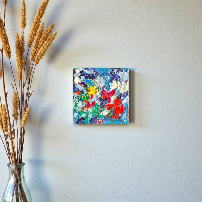 Original Abstract Expressionism Abstract Painting by Betul Yuksel