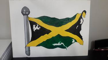 Jamaican flag thumb
