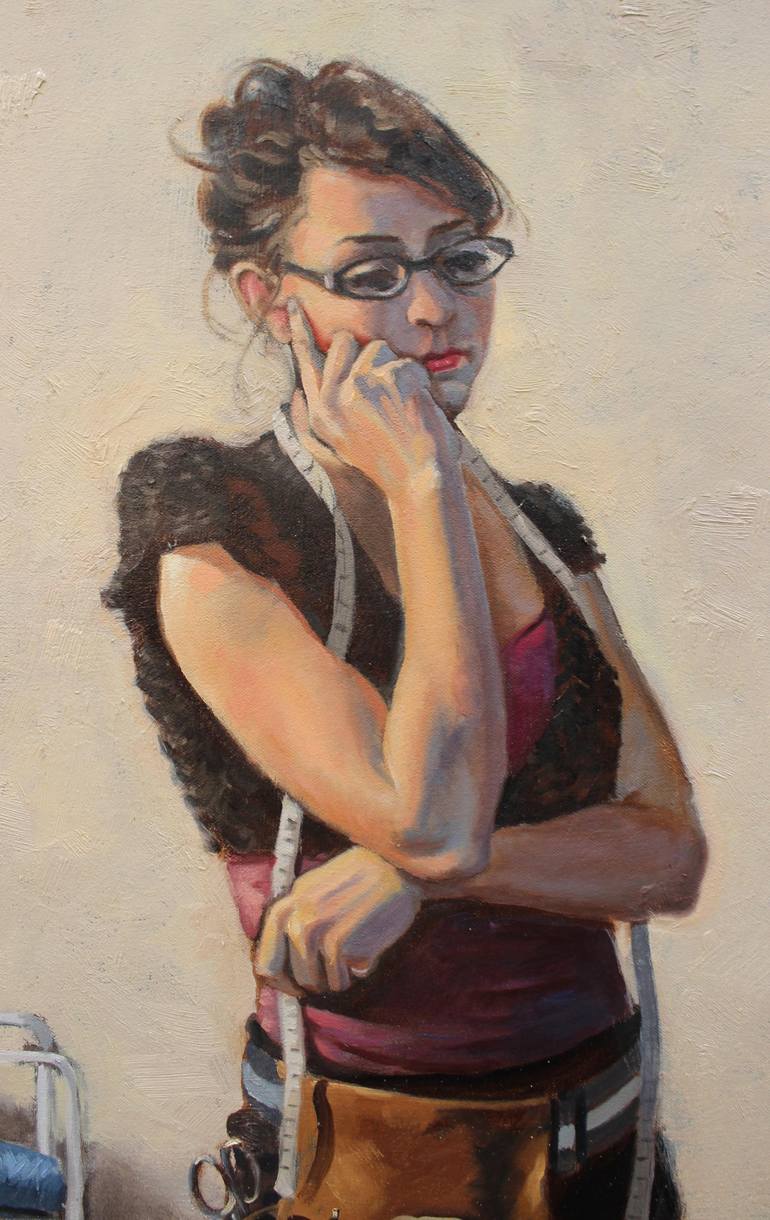 Original Figurative Women Painting by Skip Rohde