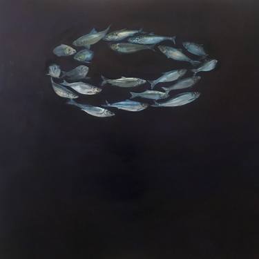 Original Conceptual Fish Paintings by Lori Mirmesdagh