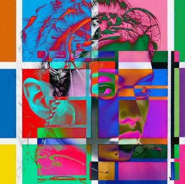 Original Modern Abstract Digital by Sheena Lennox