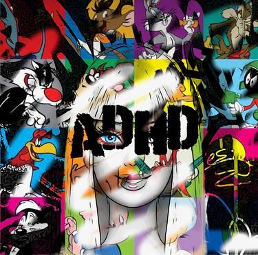 Original Pop Art Graffiti Digital by Sheena Lennox