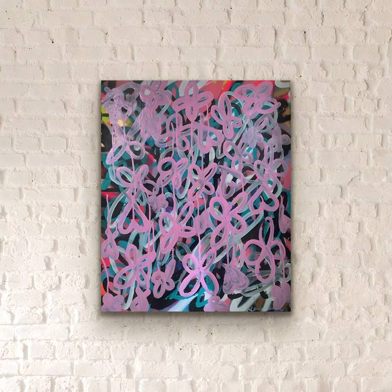 Original Street Art Abstract Painting by Sheena Lennox