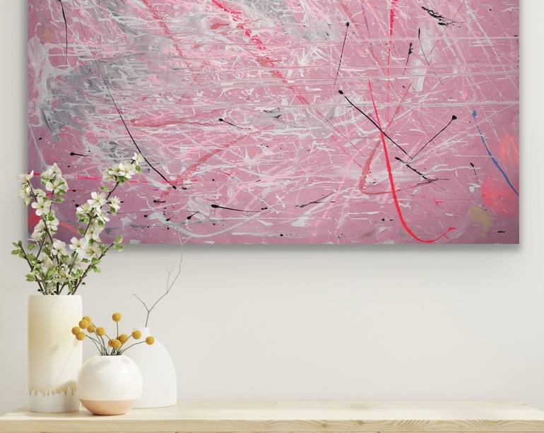 Original Abstract Expressionism Abstract Painting by Sheena Lennox